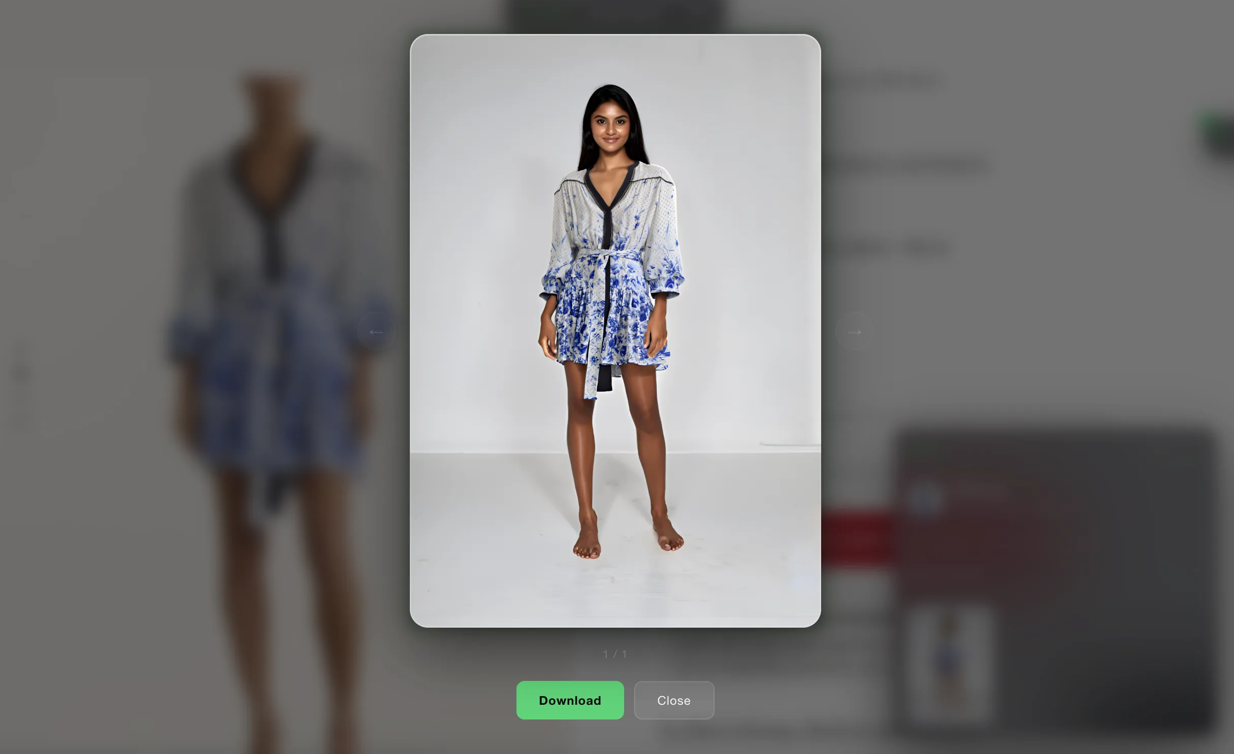 Try-on complete